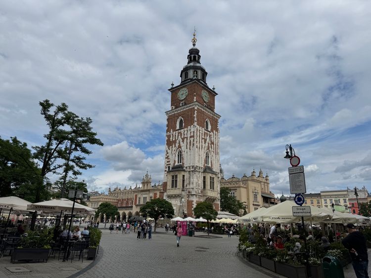 Rynek Główny with Town Hall Tower